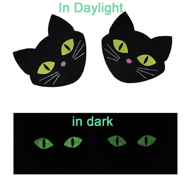 Cat Shaped Glow in the Dark Nipple Cover - LushIntimate 