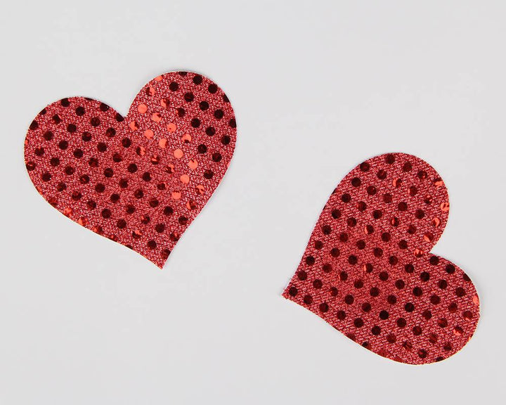 Red love Heart Nipple Cover - LushIntimate 