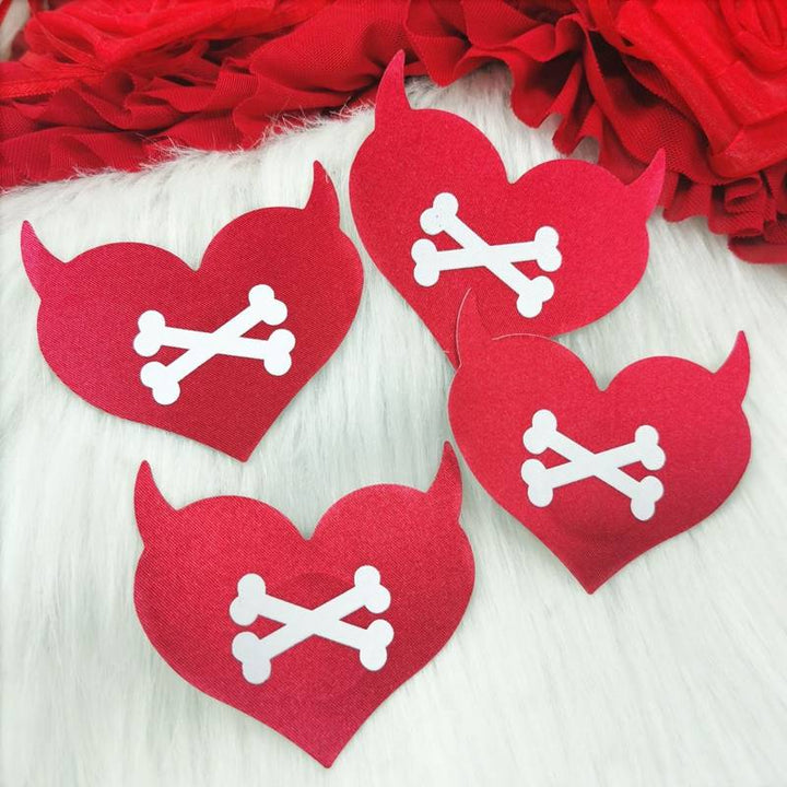 Devil Heart Nipple Cover - LushIntimate 