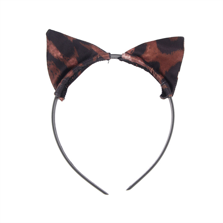 Leopard Print Sexy Head Wear Garter Bra Set - LushIntimate 