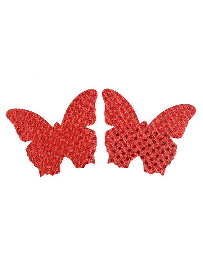 Red Butterfly Nipple Cover - LushIntimate 