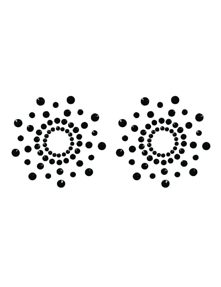 Black Acrylic Diamonds Nipple Cover - LushIntimate 