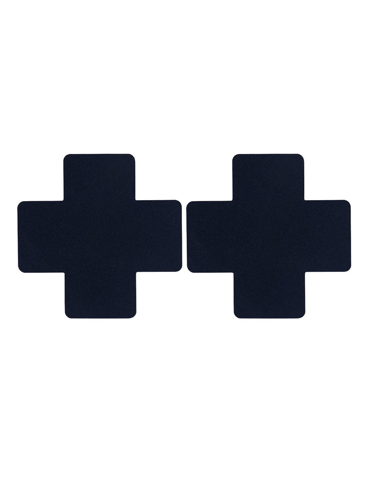 Black Cross Nipple Cover - LushIntimate 