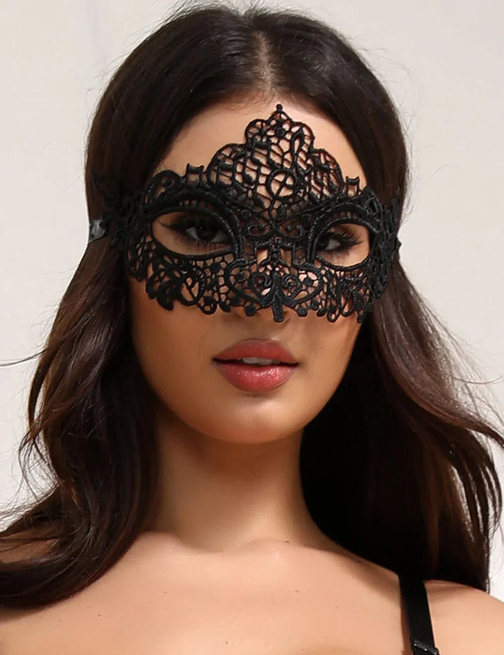 2Pcs Enchanting Black Eye Mask - LushIntimate 