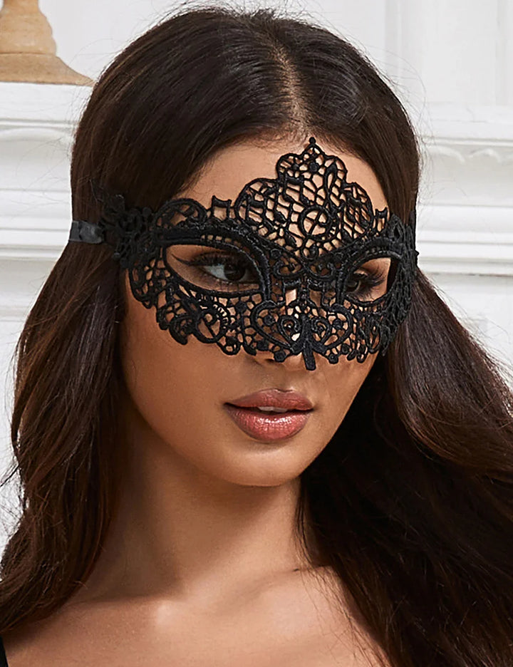 2Pcs Enchanting Black Eye Mask - LushIntimate 