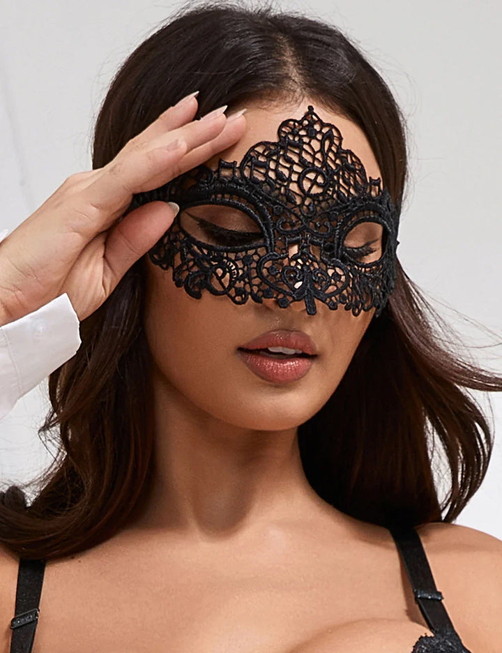 2Pcs Enchanting Black Eye Mask - LushIntimate 