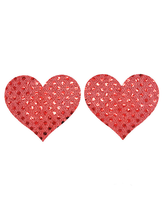 Red love Heart Nipple Cover - LushIntimate 