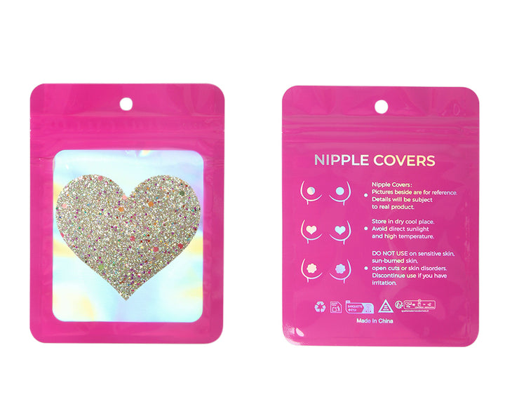 Glow In the Dark Heart Nipple Cover - LushIntimate 