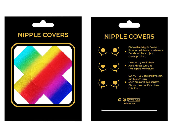 Rainbow Cross Nipple Cover - LushIntimate 