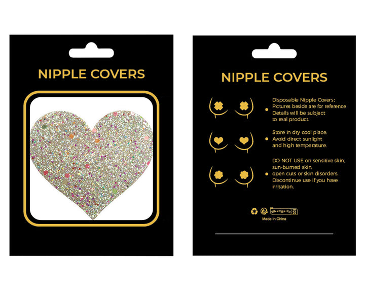 Glow In the Dark Heart Nipple Cover - LushIntimate 