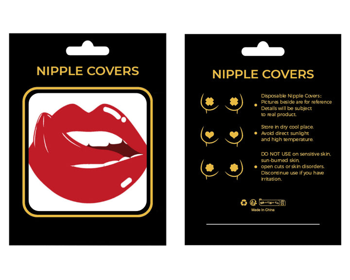 Seductive lips Nipple Cover - LushIntimate 